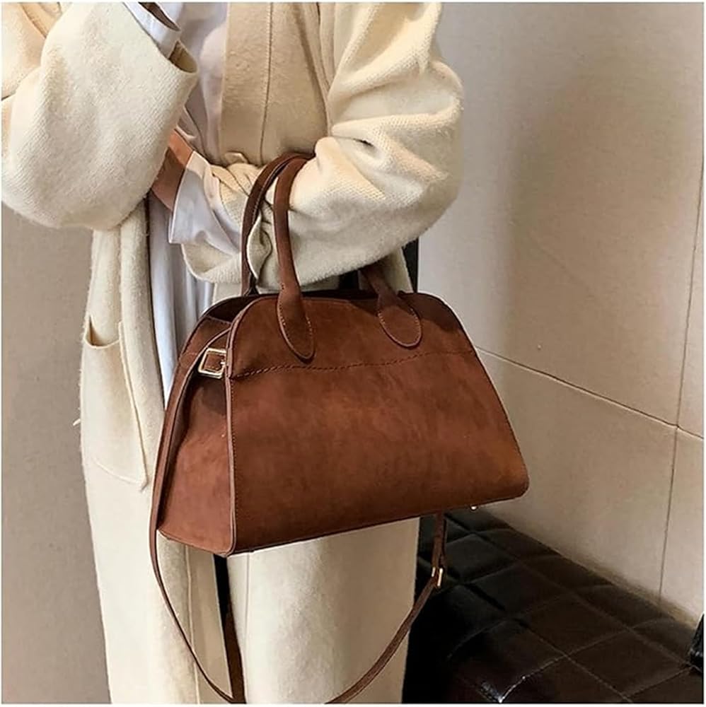 ブラウン スエード トートバッグ SALE☆ スエードトート コーヒーブラウン トートバッグ St.Agata 通販