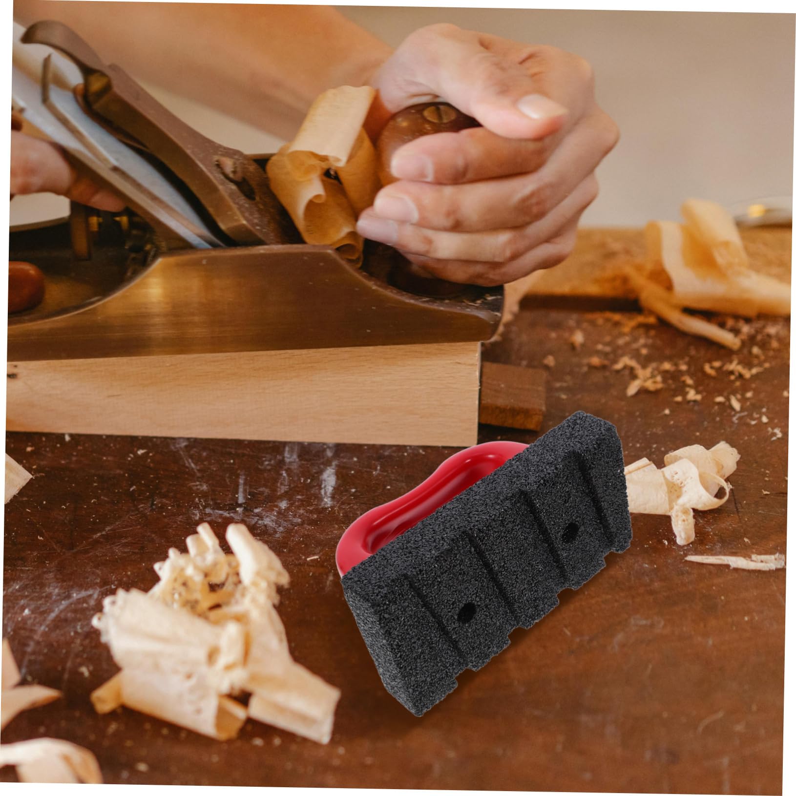 Hemobllo Outil De Nettoyage Béton Rub Brick Pour Élimination De Ciment Brosse De Finition Pour Outil De Maintenance Pour Briques Et Dalles
