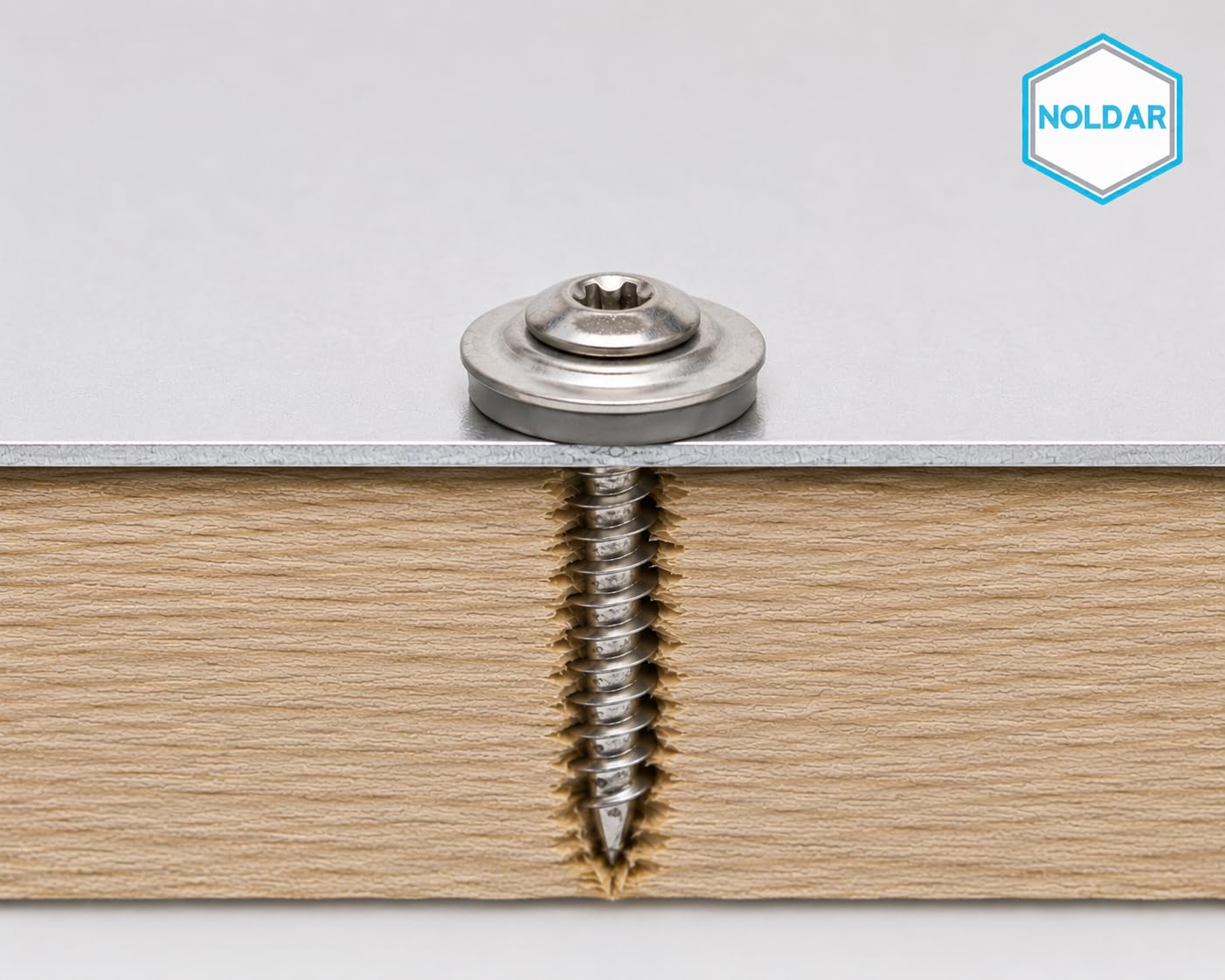 Tornillos Spengler TORX Cabeza Lenticular | Acero Inoxidable A2 (AISI 304) | Arandela de Sellado EPDM | Para Chapa Ondulada, Policarbonato y Cubiertas ligeras | 100 Unidades (4,5 x 80 mm)
