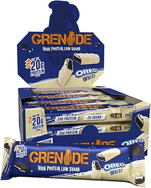 Grenade Barra Proteína Sabor Oreo White