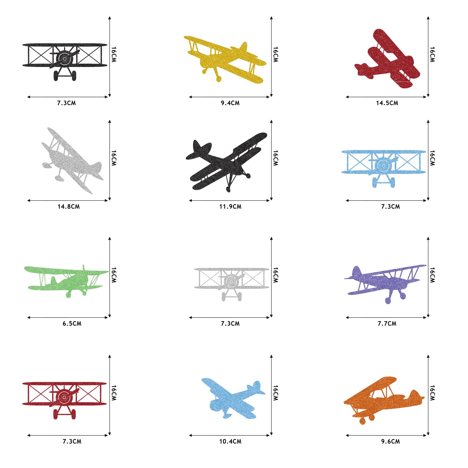 Bannière Avion Personnalisable - 180x120 Cm, Vinyle 300D, 4 œillets - Décoration Fête, Anniversaire, événement