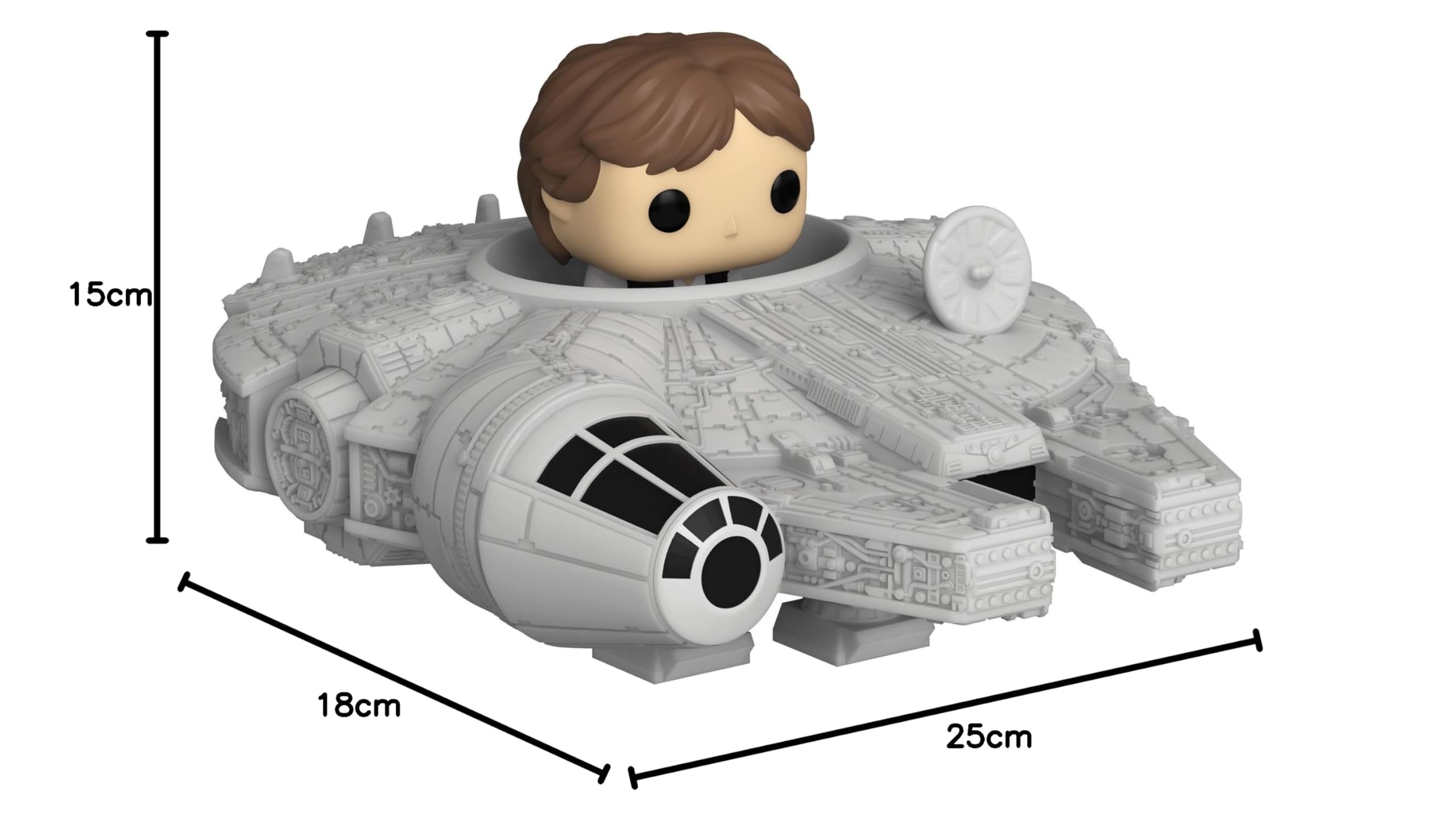 Funko Pop! Bitty Ride : Star Wars - Han Solo z Sokołem Millenium