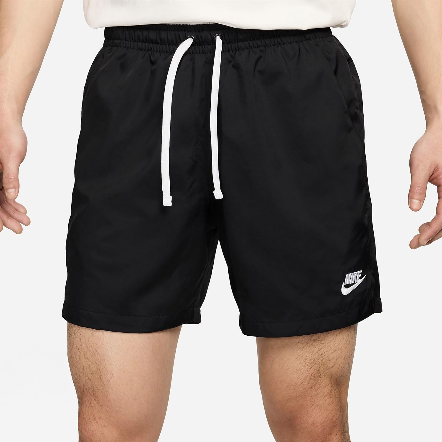 Nike Mens Shorts Medium Comfort Waist Drawstring Athletic Black M - Image 2