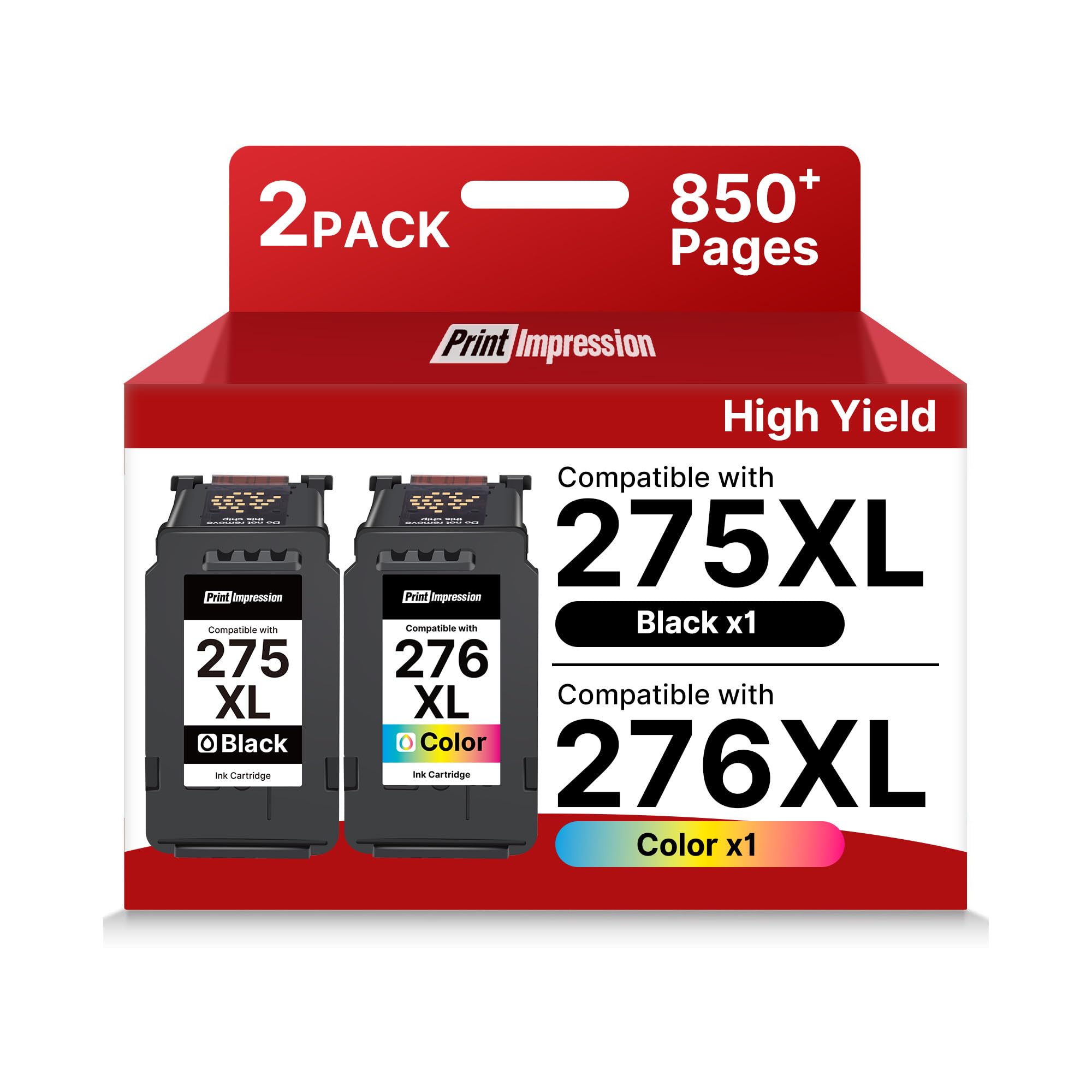 Amazon.com: PG-275XL/CL-276XL Ink Cartridge Combo Pack Replacement