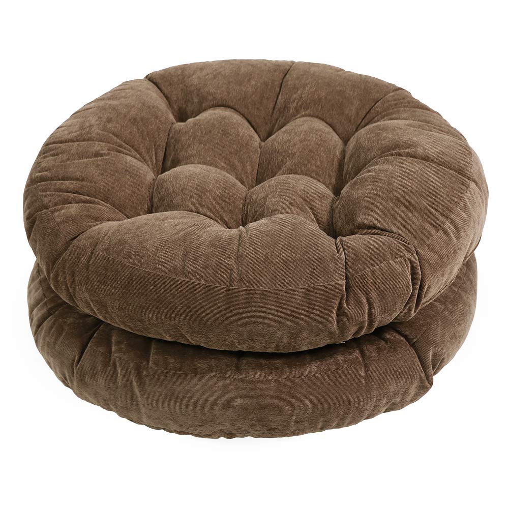 Tiita Outdoor Cushions Square Floor Pillow Thicken Tufted Seat Pad Large Floor Cushion for Yoga Meditation Living Room