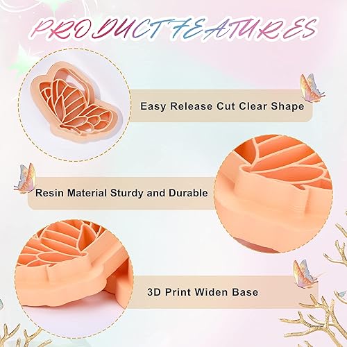 Miniatura 9 de Puocaon Cortadores de aretes de arcilla para gatos, 7 piezas de jarrones de pintura de gatos, cortadores de arcilla polimérica para hacer joyas,