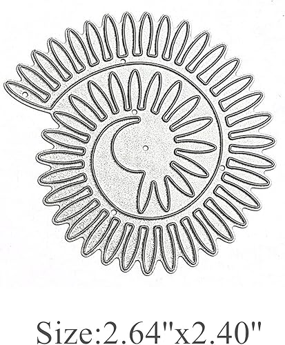 Miniatura 2 de Troqueles de metal de flores en espiral 3D, guirnalda de flores de margarita, plantillas cortadas para manualidades, álbumes de recortes, fotos,