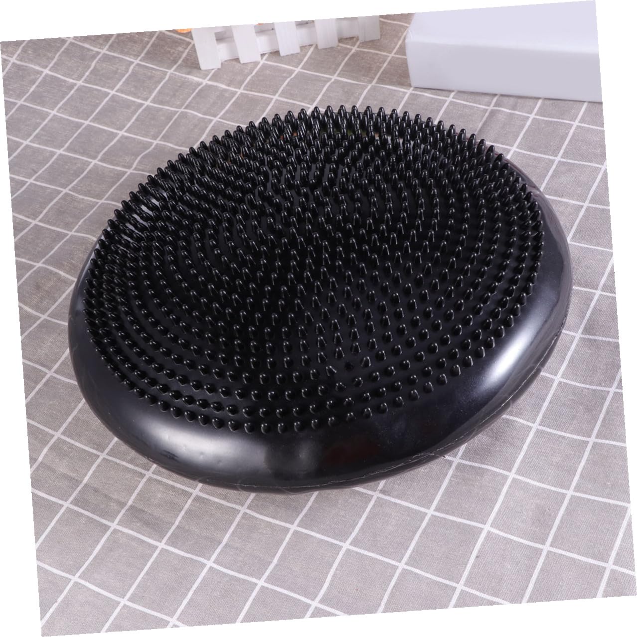Cuscino Equilibrio Gonfiabile Nero in Pvc con Pompa Manuale | Seduta Ergonomica, Superficie Instabile per Esercizi, Adatto ai Ragazzo Ragazza Colore Casuale