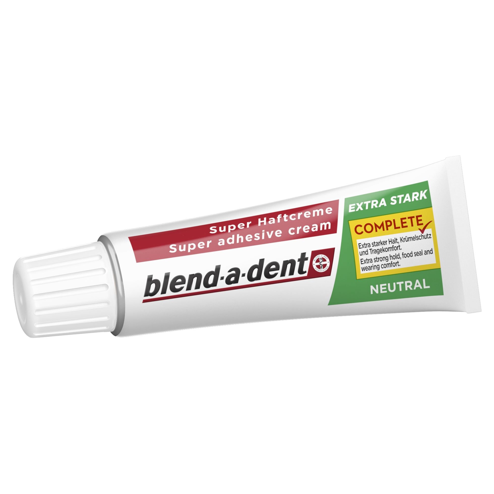 Blend-a-dent Super crema adesiva Complete extra forte – neutra, confezione da 12 (12 x 47 g)