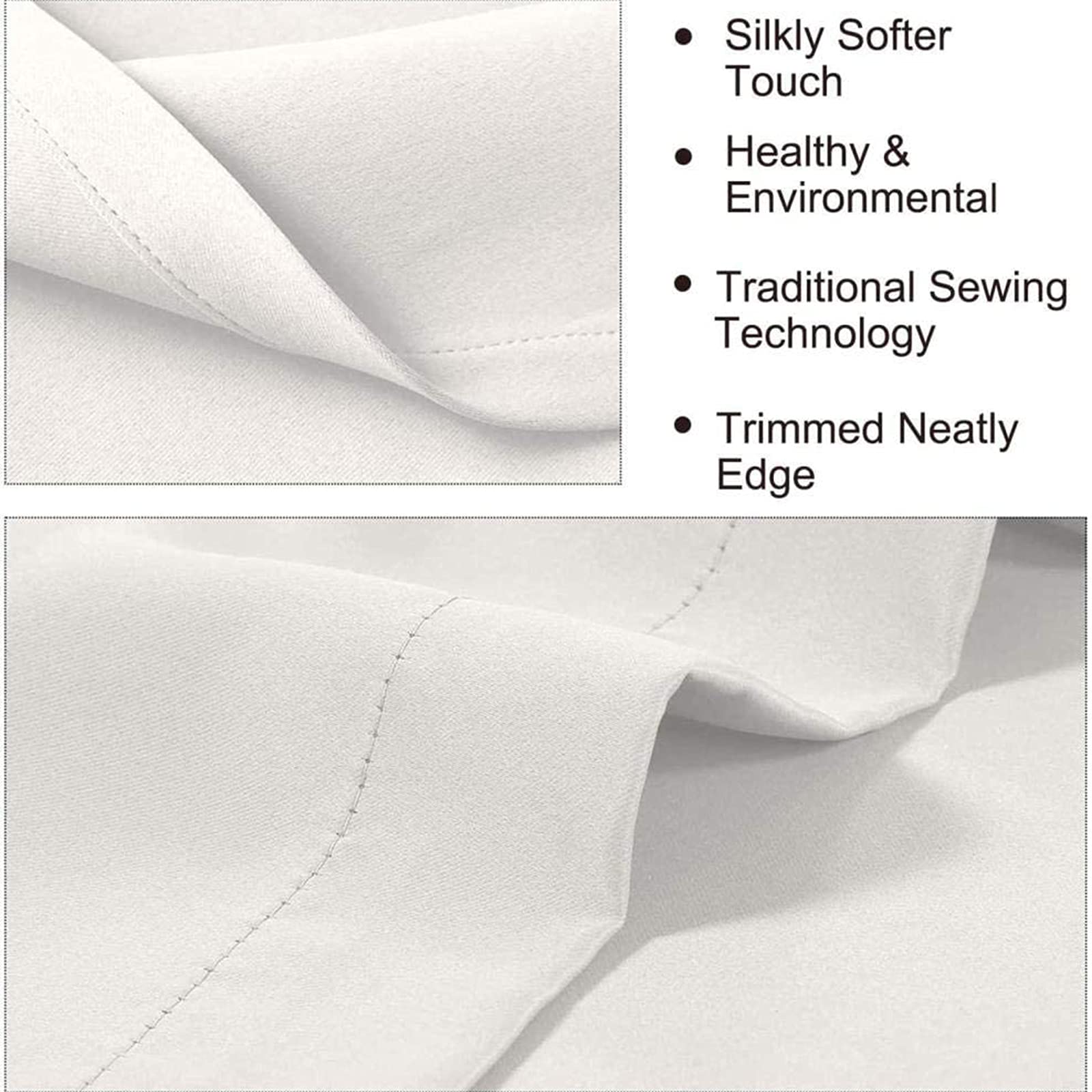 GULI Roman Short Curtains for Small Windows Solid Color Blackout Thermal Insulated Tie Up Curtain Balloon Shades Curtain Home Decor Room Darkening Curtain Panel for Bedroom(White,26 * 68inch)