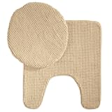 Fox Valley Traders Ultra Soft Absorbent Contour Rug and Lid Cover