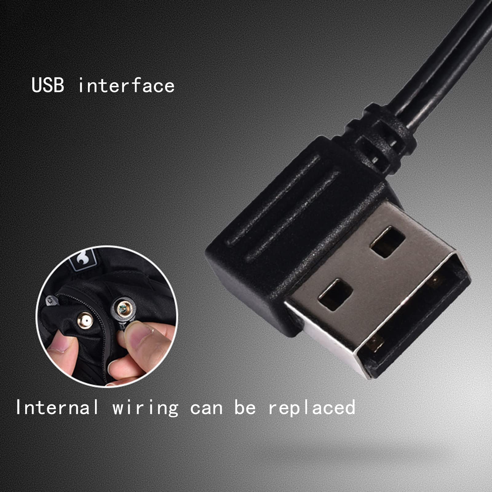 CHEWYNP Guanti Riscaldati Guanti Riscaldati Elettrici A Batteria Ricaricabile per Uomini Donne, 3000 mAh Alimentazione Mobile Guanti Scaldamani Alimentati USB, Guanti Termici con Dito Touc