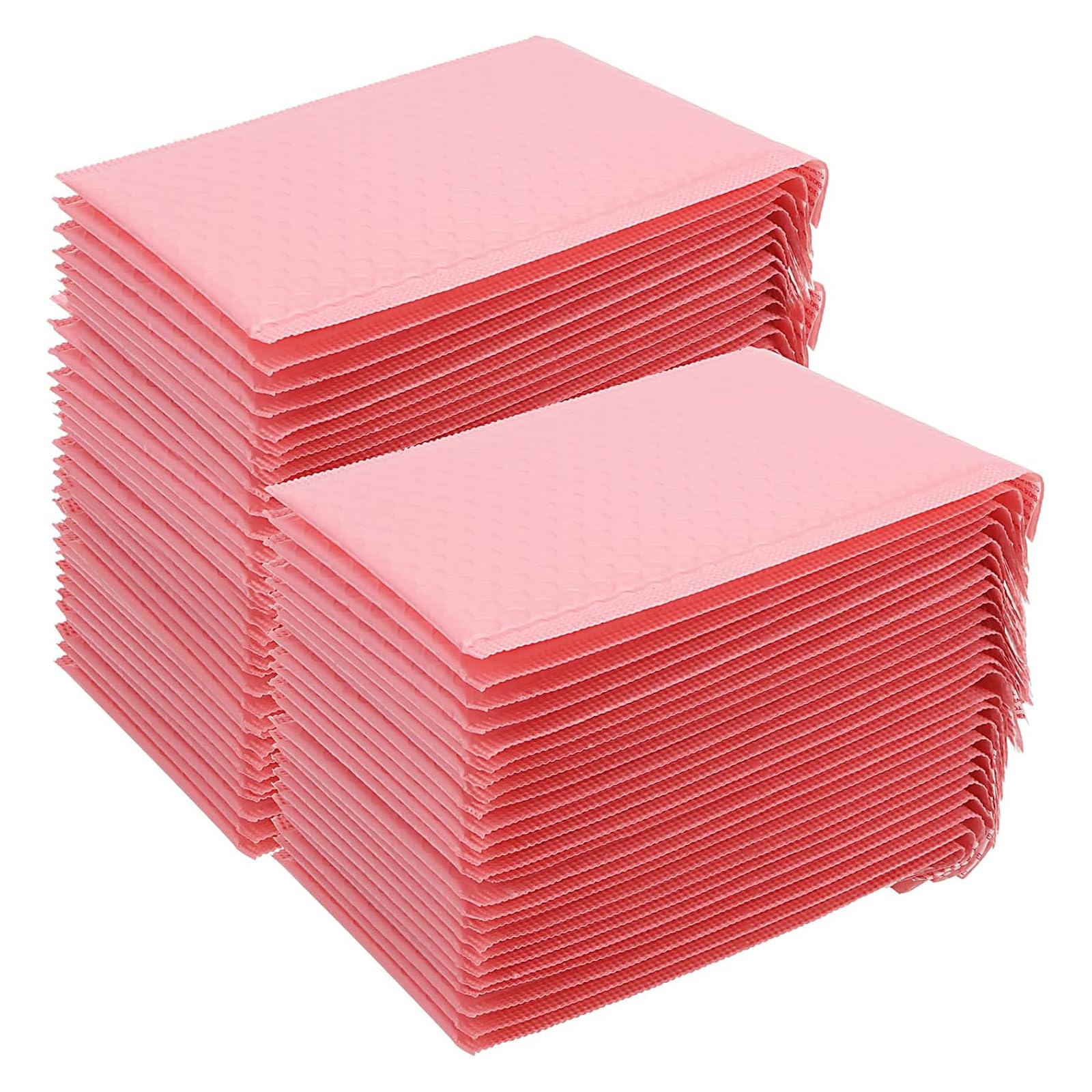 50 unidades de 18 x 23 cm, de polietileno, con acolchado de aire, A5, color rosa, DIN A5, acolchados, autoadhesivos, embalaje acolchado de aire