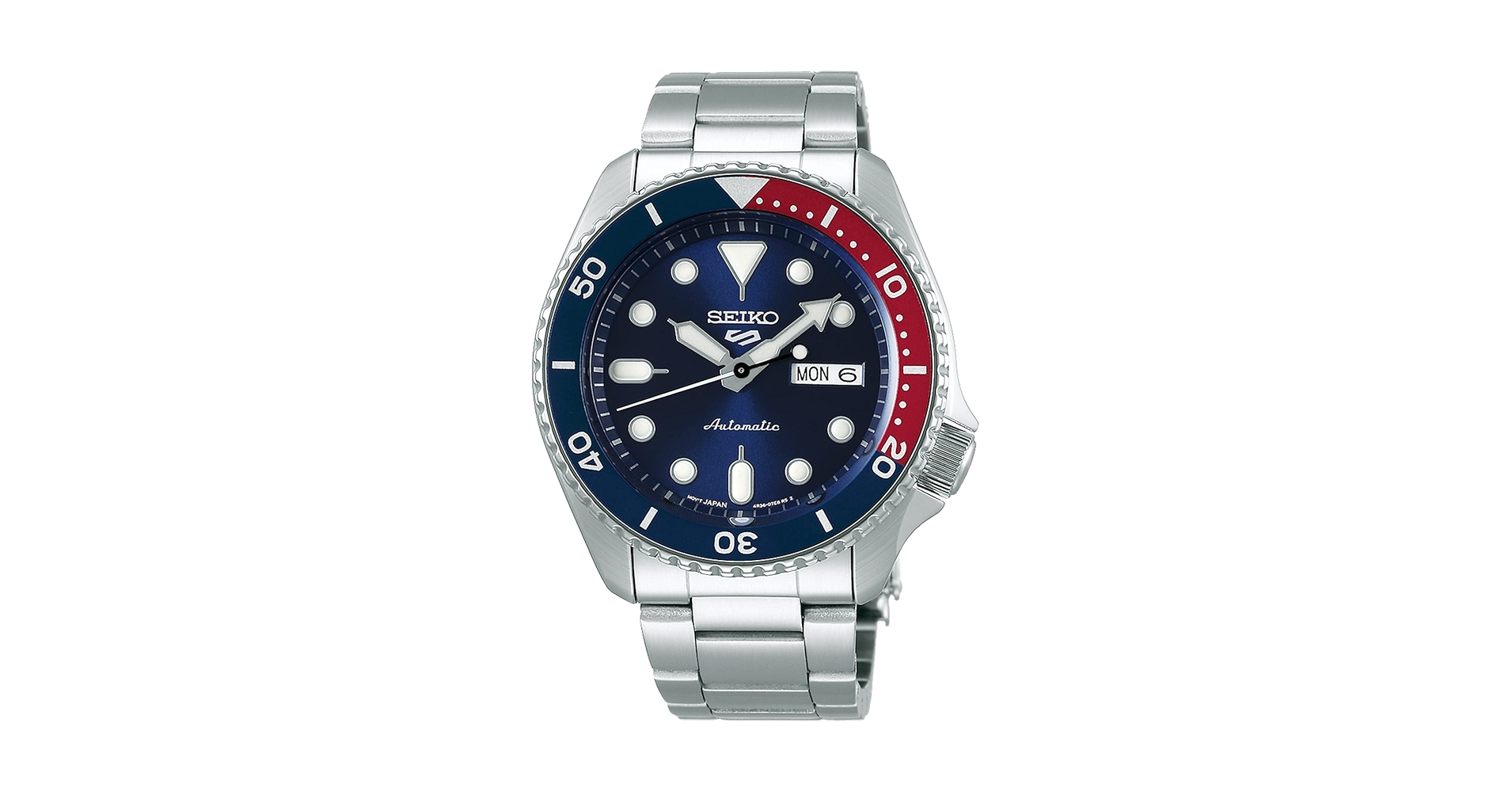 seiko5 3本セット 22mm Super-J Louis Stainless Steel Bracelet for Seiko 5