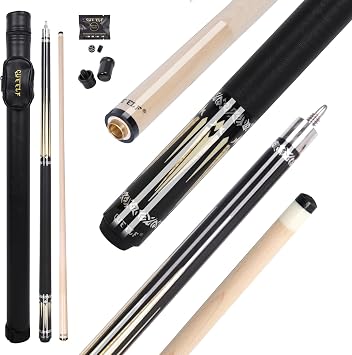 CUEELF Pool Cue Stick,Billiard Cue Sticks with Hard Case,Professional Billiard Pool Cue Stick 19.5/20/21 oz Pool Stick