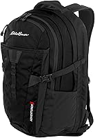 Vista 14 de Eddie Bauer Adventurer - Mochila con Compartimentos Organizados y Manga Compatible con Hidratación/Laptop, Adventurer - Negro, 25L