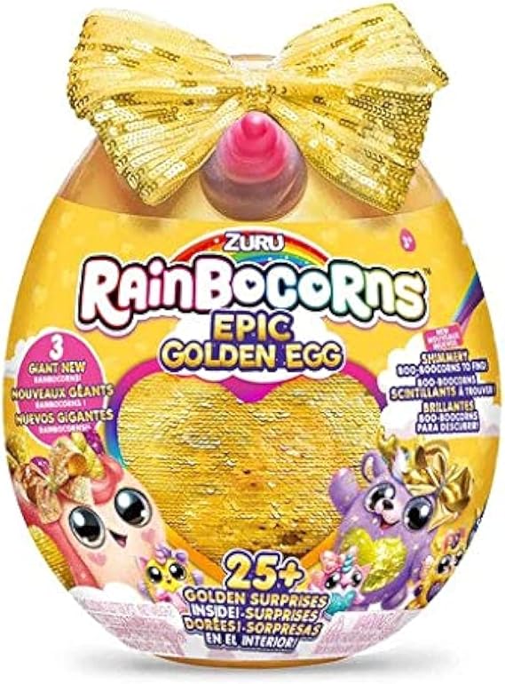 United Pacific Designs 9244: Zuru Rainbocorns- Big Surprise Epic Golden Egg- Series 3