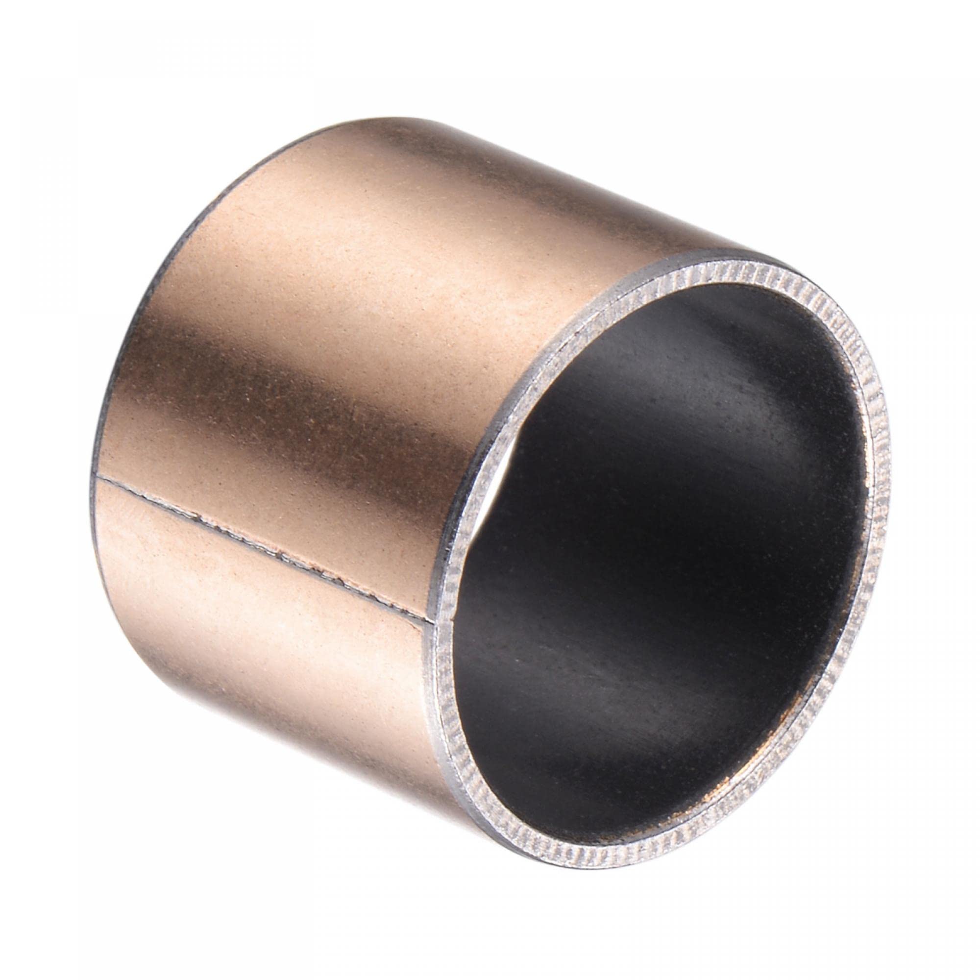 Produktbild von 2 Stück ölfreie Gleitlager – 22 Mm Bohrung, 25 Mm Außen-Ø, 30 Mm Länge, PTFE-beschichtet, Wartungsfrei