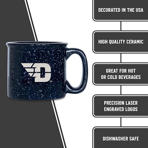 Miniatura 32 de Rico Industries NCAA Utah Utes - Taza de café personalizada de 12 onzas con logotipo grabado con láser profundo, taza de cerámica para acampar con