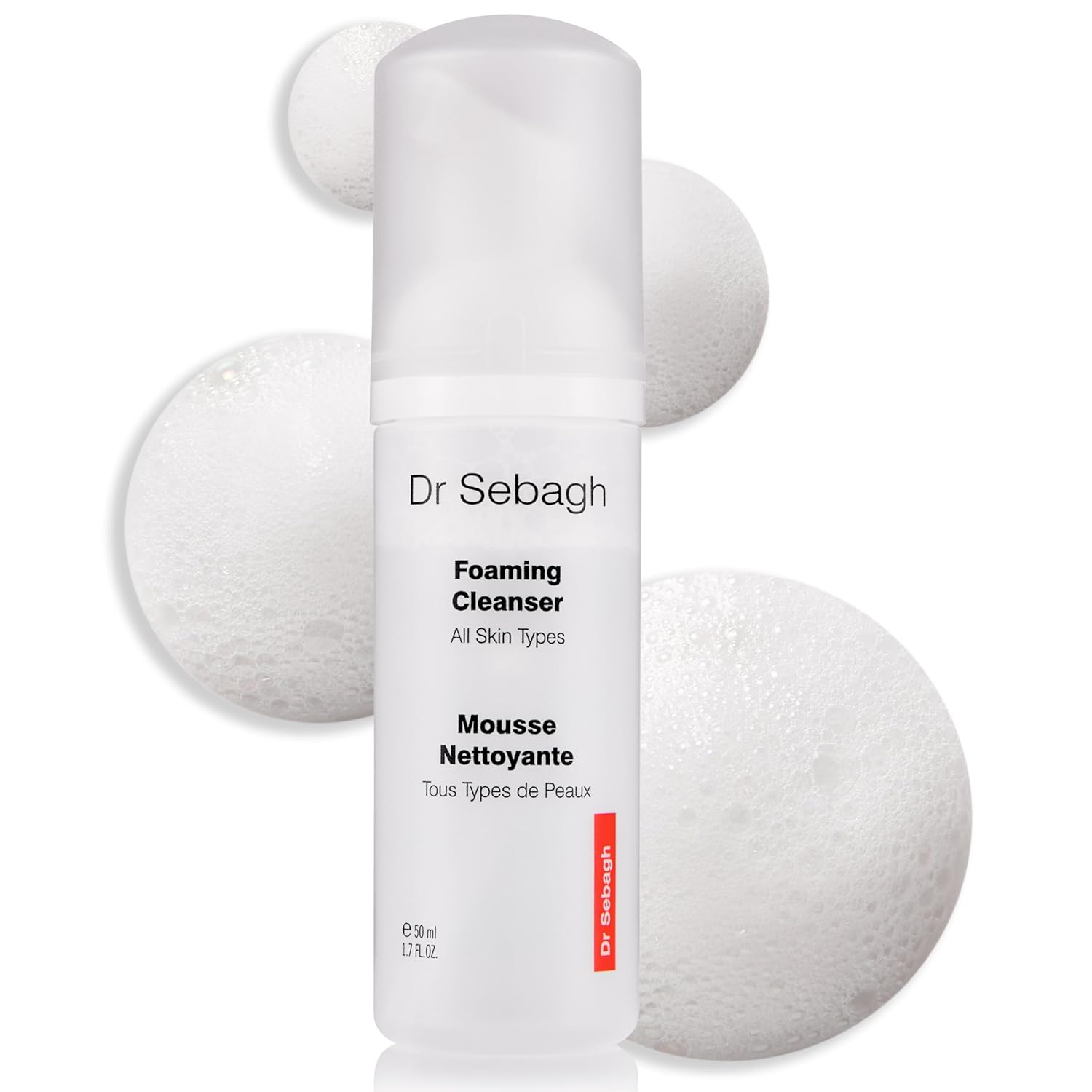 Dr Sebagh 2-in-1 Toner & Cleanser (1.7 fl oz) - Gentle Face Wash - Deep Pore Cleanser & Makeup Remover - Foam Cleanser for Oily Skin - Award-Winning - Image 2