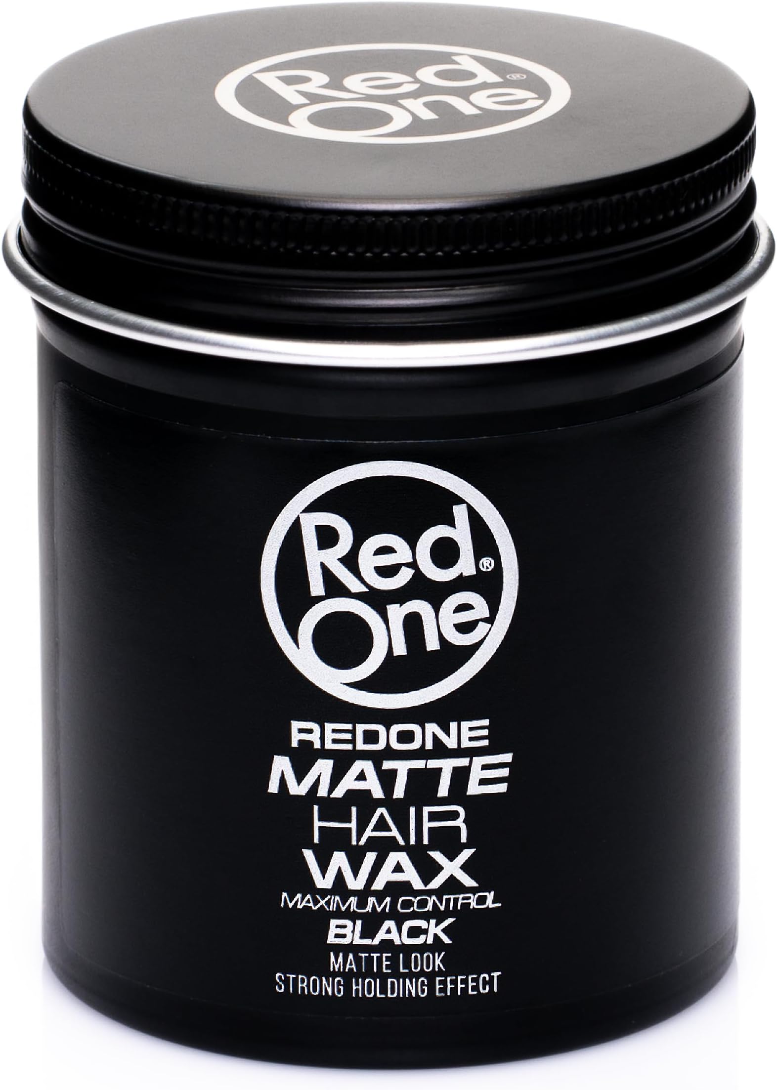 Matte Hair Wax Black 100ml | Ultra Hold | Natural Look | Texturizing & Flexible Grip Styling Paste | Long Lasting Control | For Men & Women | Professional Barber Hair Styling Formula