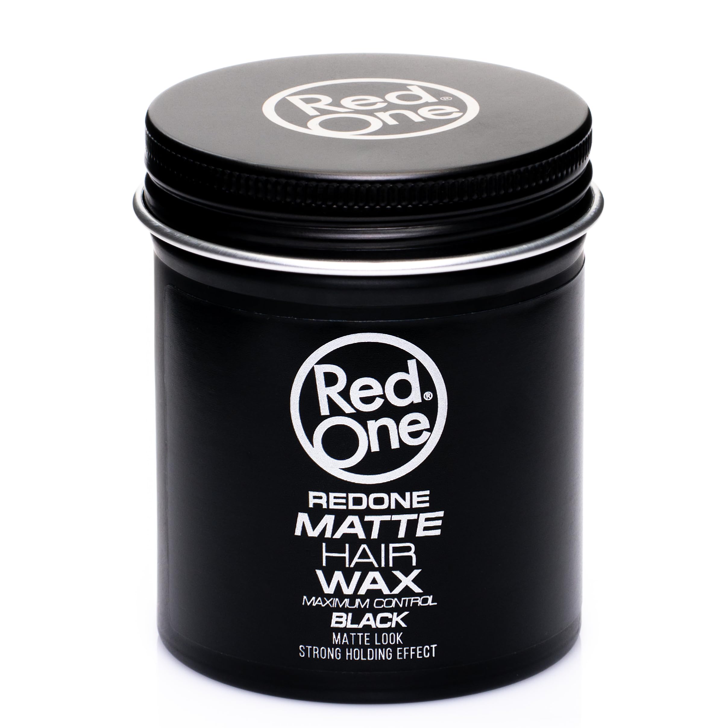 Redone Matte Hair Wax Black 100ml | Ultra Hold | Natural Look | Texturizing & Flexible Grip Styling Paste | Long Lasting Control | For Men & Women | Professional Barber Hair Styling Formula