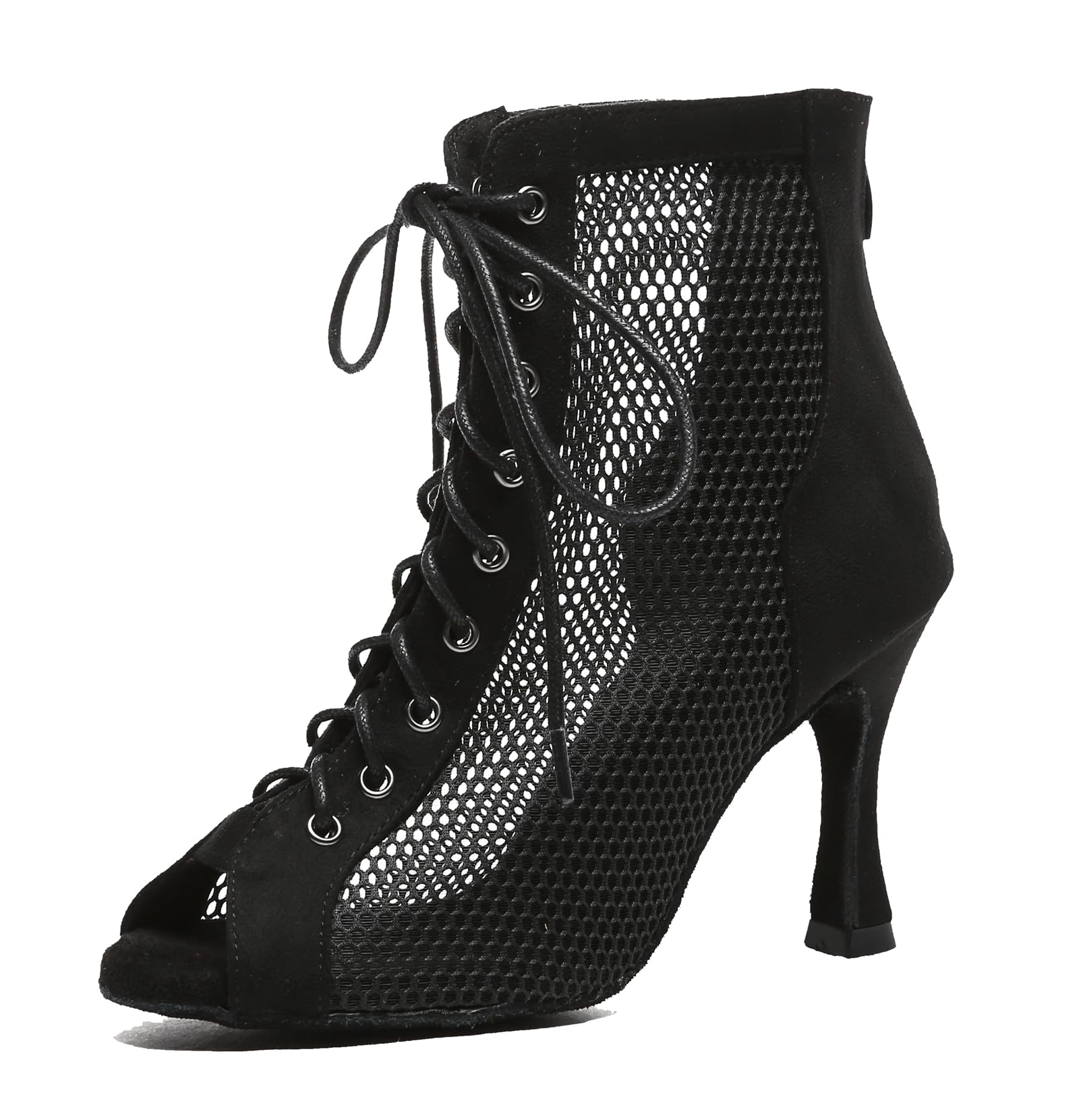 Sexy Damen Ballroom Tanzschuhe Offene Tanzen Stiefeletten Abend Prom Sandalen