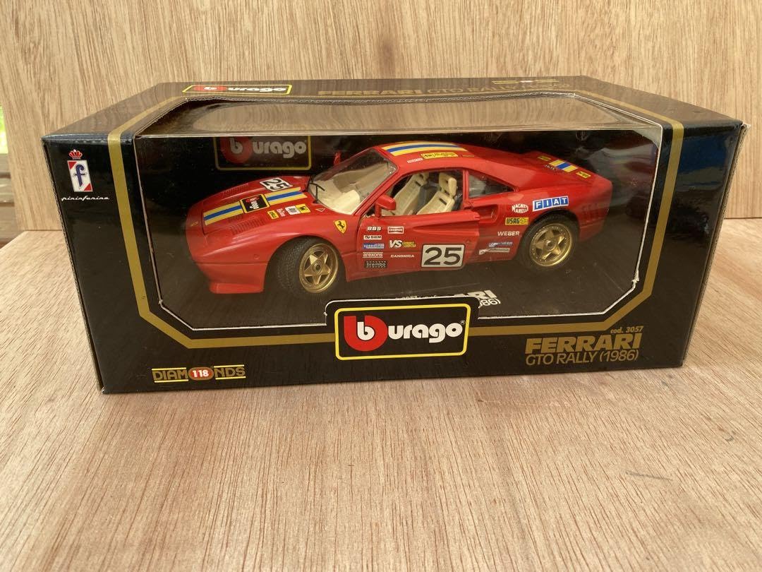 Amazon | ブラーゴのフェラーリ 288 GTO RALLY 1 18モデル | ミニカー
