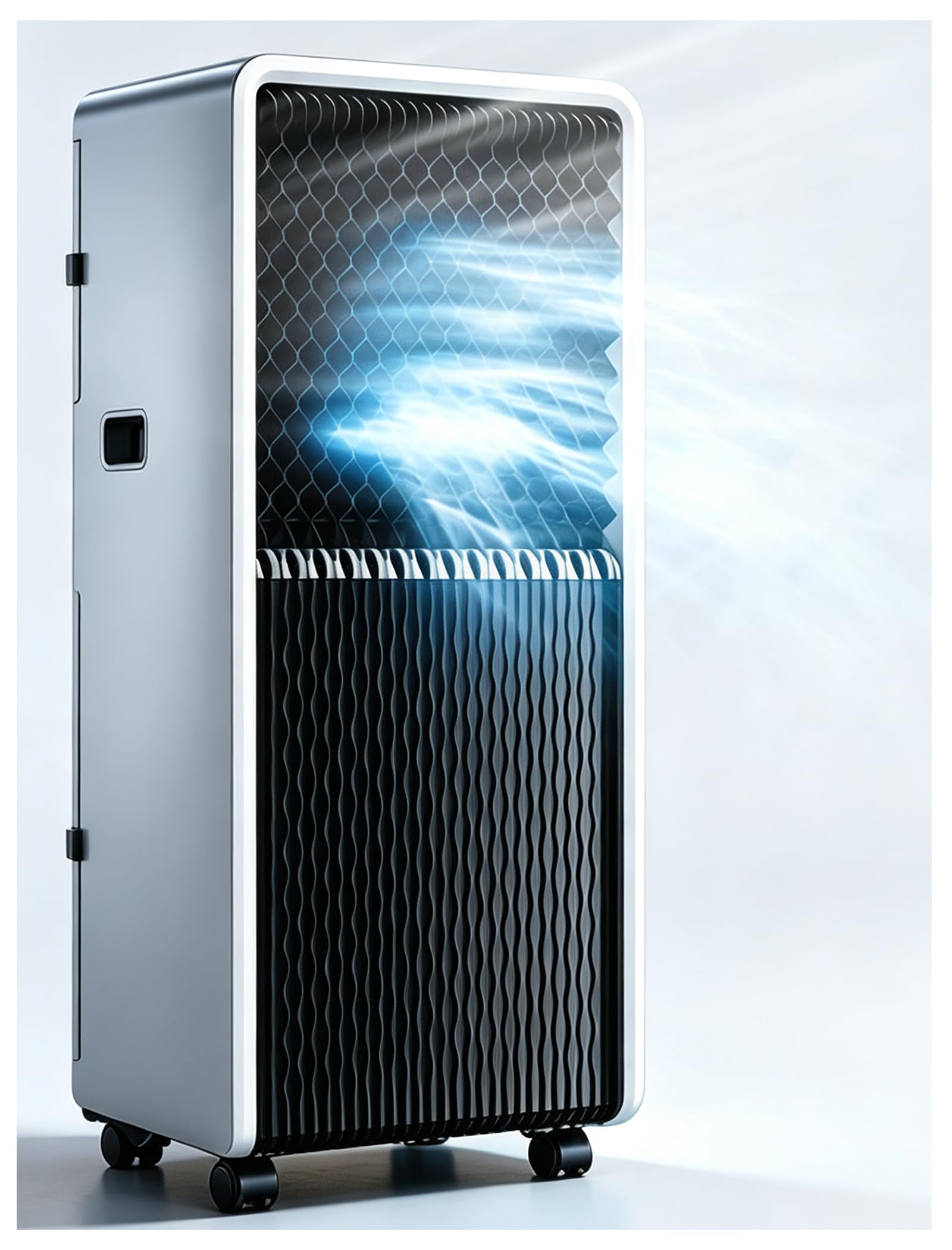 FXNFXLA Adjustable Wind Speed Portable Air Conditioner, Remote Control