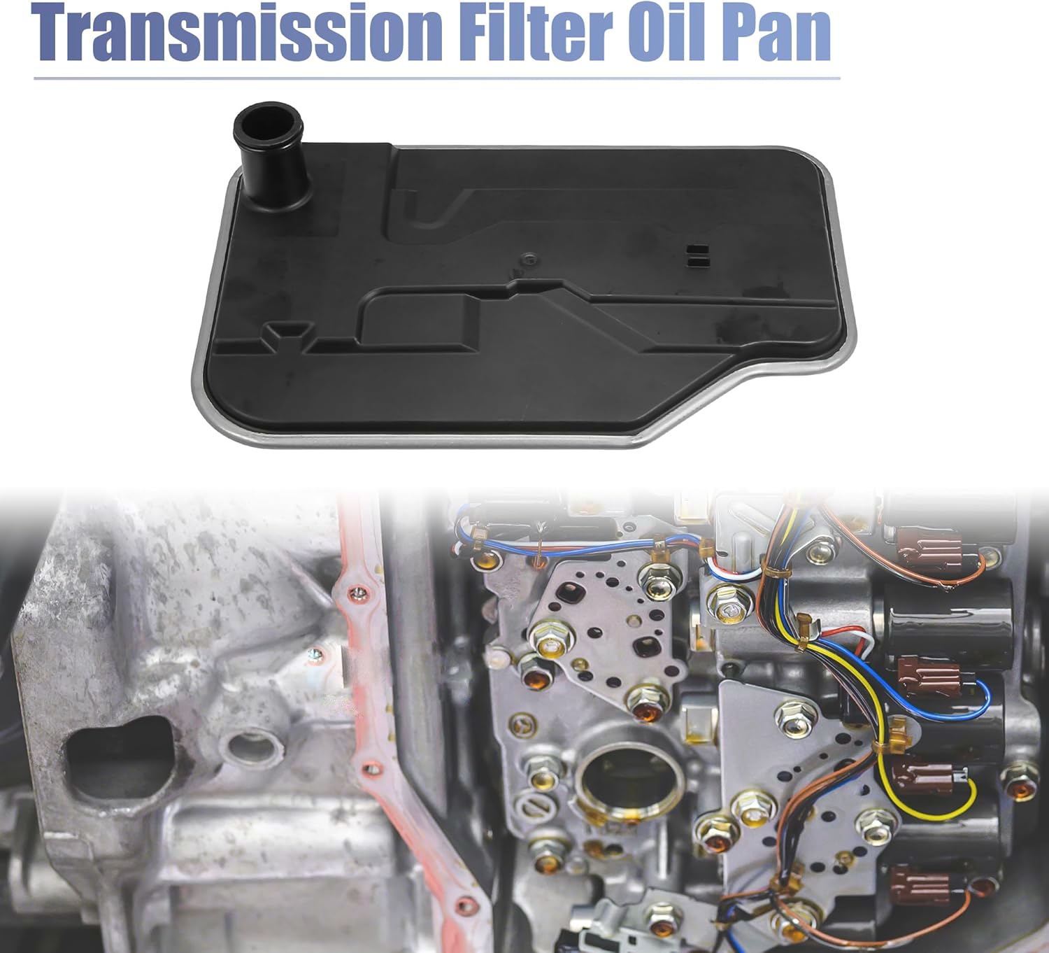 X AUTOHAUX 1 Pcs No.2222772000 Transmission Filter Oil Pan for Mercedes-Benz E350 2014-2016
