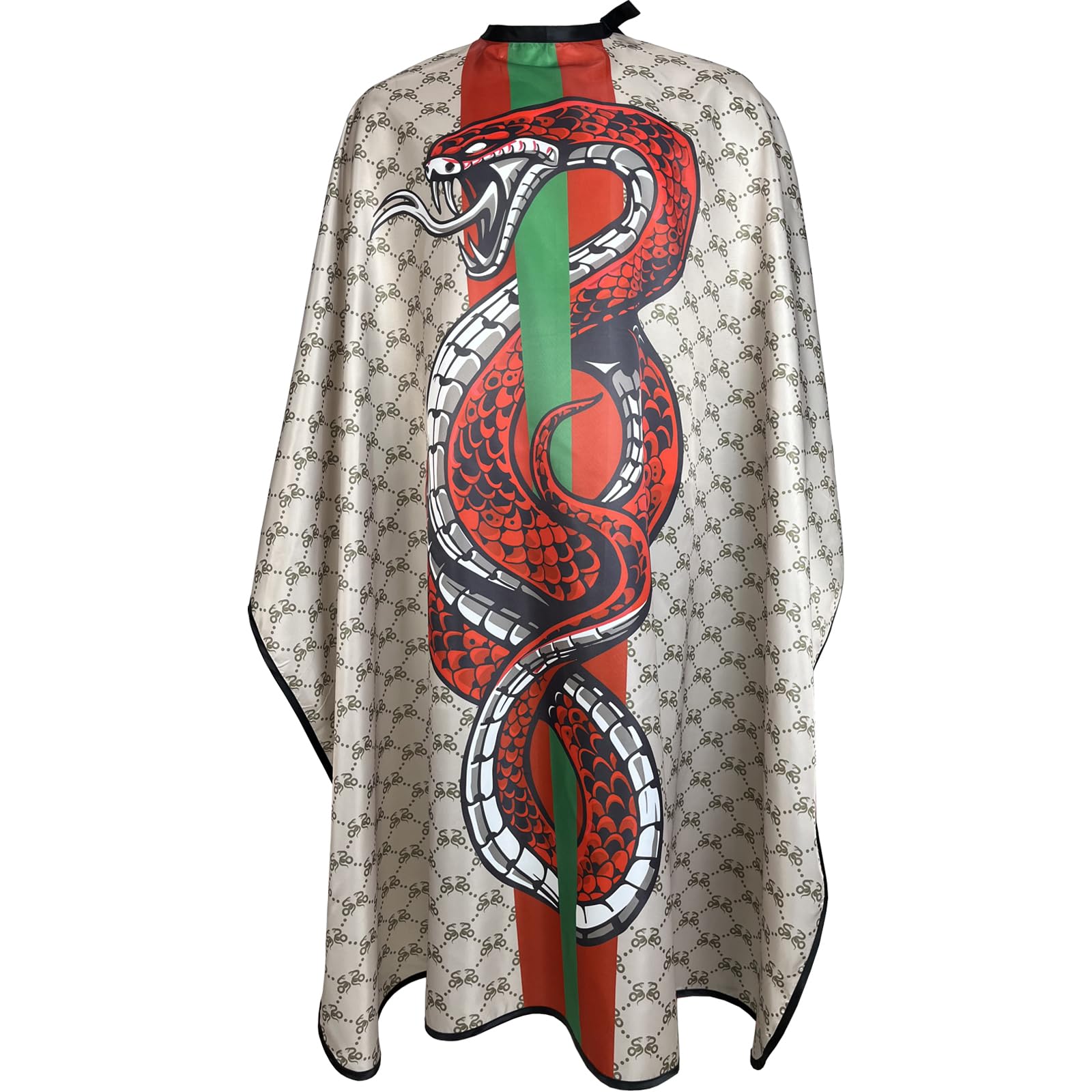 Capas de peluquero para hombres, capas de peluquería con broches de presión, capa de estilista, 63 x 56 pulgadas, Snake 8