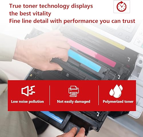 Miniatura 5 de 045 045H Cartucho de tóner negro (paquete de 1) Poou 045 compatible para Canon 045 Toner Negro Color imageCLASS MF631Cn MF632Cdw MF633Cdw MF634Cdw