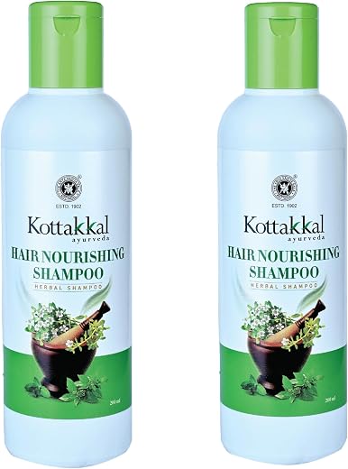 Kottakkal ayurveda® Hair Nourishing Shampoo 200 ml (Pack of 2) Strengthening, Hydrating &amp; Smoothing Formula for Soft, Heal...