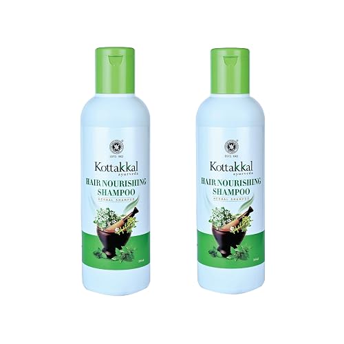 Kottakkal ayurveda® Hair Nourishing Shampoo 200 ml (Pack of 2) Strengthening, Hydrating & Smoothing Formula for Soft, Healthy Shine – Sulfate & Paraben Free