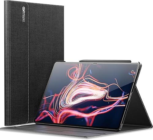 Miniatura 11 de INFILAND Funda para Galaxy Tab S10 Ultra/S9 Ultra/S8 Ultra de 14.6 pulgadas, funda de soporte multiángulo compatible con Samsung Galaxy Tab S10