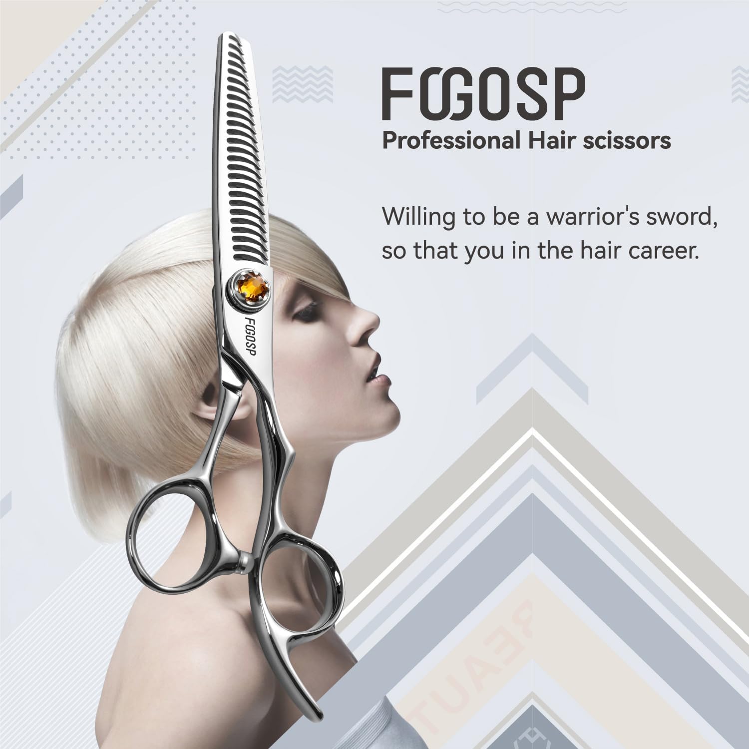 Thinning Shears for Hair Cutting Extremely Sharp Japan VG10 Steel Hairdressing Scissors for Barbers Salon Stylists CNC Craftsmanship Smoothing Cut Barber Scissors for Women Men (Blending Shear)