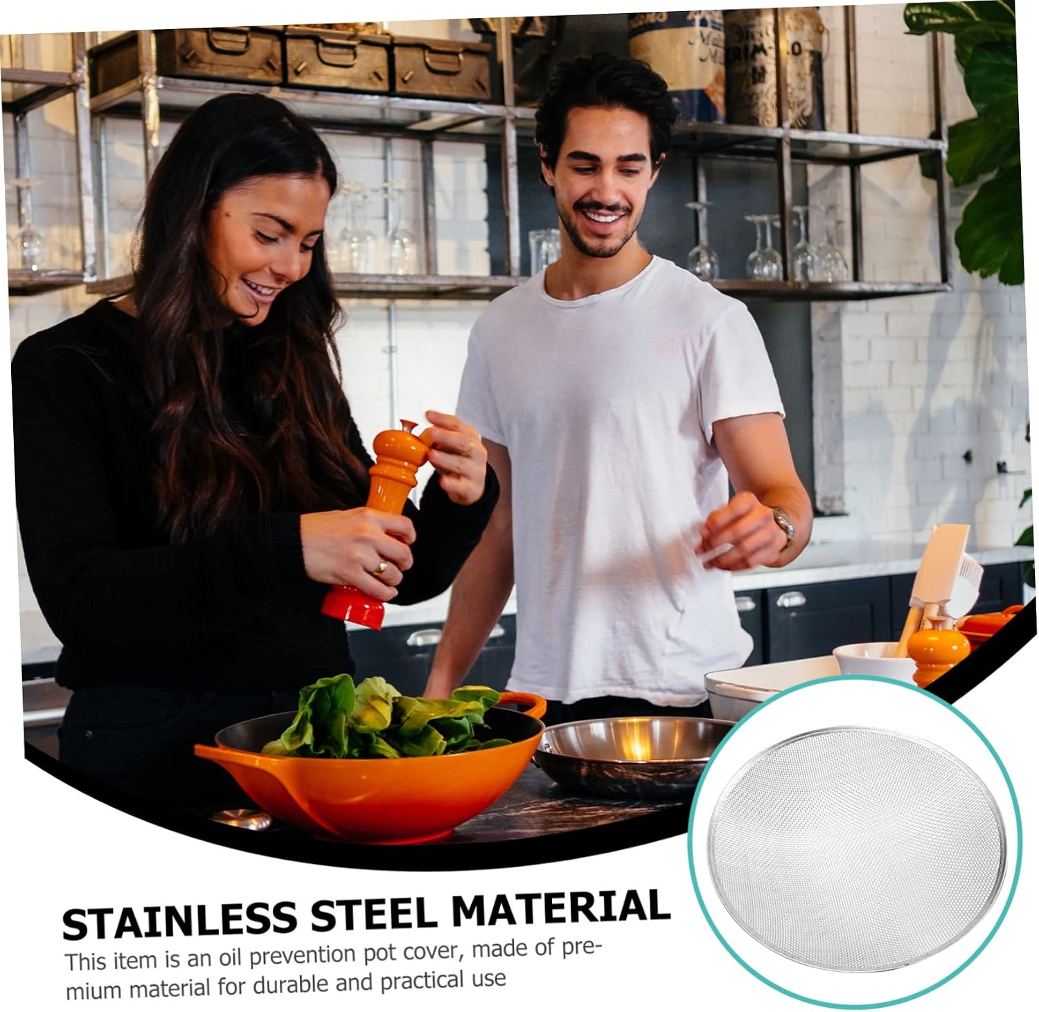 PRETYZOOM Garden Mesh Sifter Round Mesh Screen Kitchen Accessories Grill Strainer Fine Sieve Sifter Wire Sieve for Baking