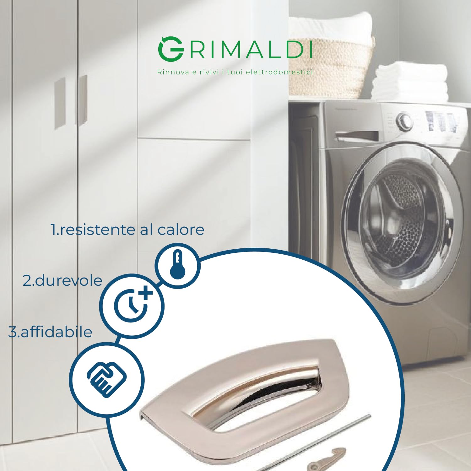 Molla Per Maniglia Per L'oblò Della Lavatrice Per Lavabiancheria - 1245370000 - Electrolux - Foto 7