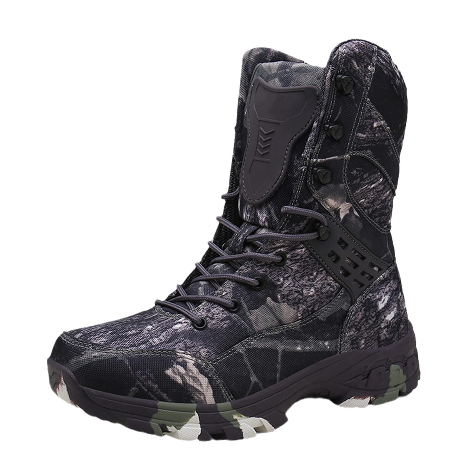 Zapatos de senderismo impermeables Zapatos tácticos de los hombres del deporte al aire libre Zapatos de escalada de montaña Botas