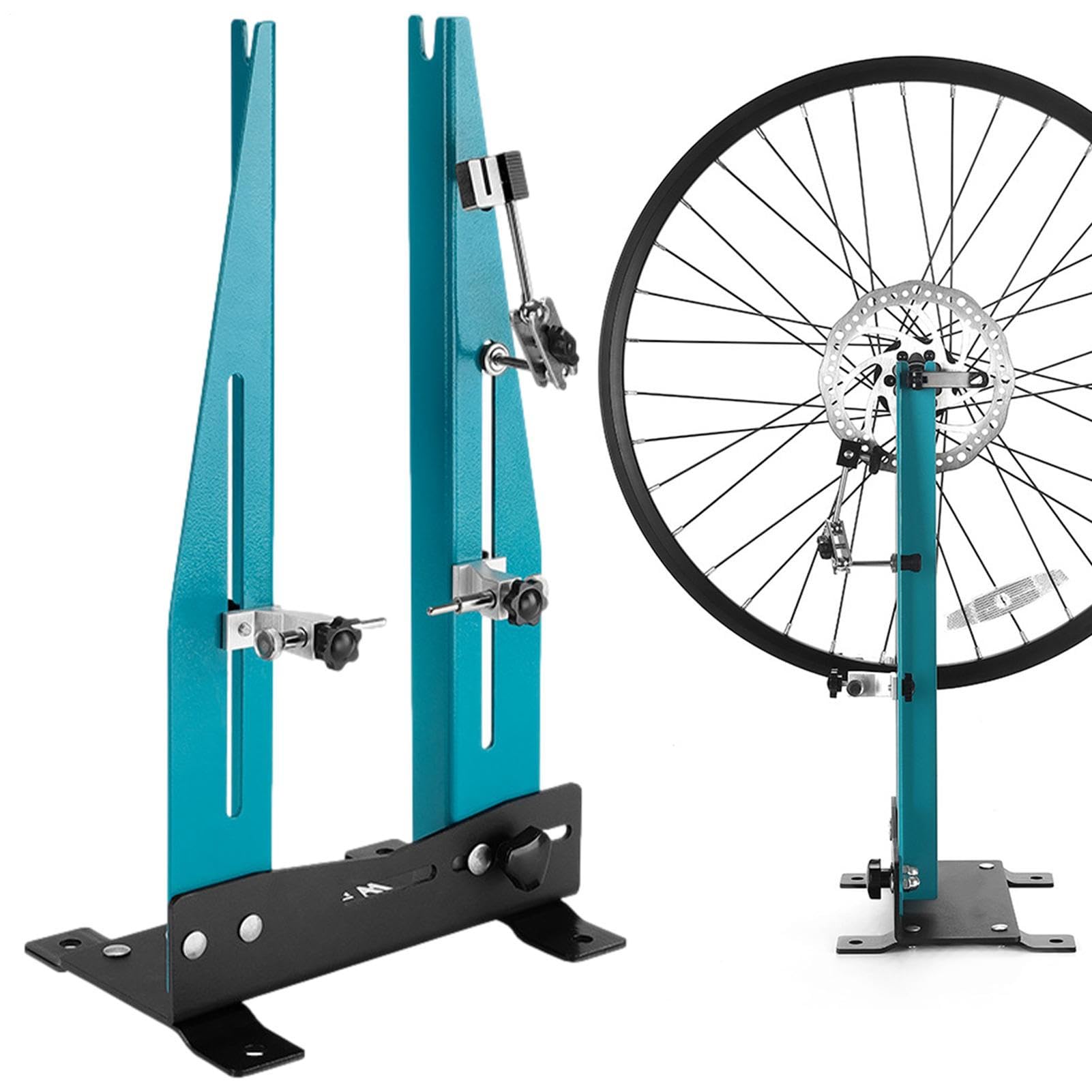 Herramienta De Reparación De Bicicleta - Soporte Ajustable De Taller | Sólido, Base Estable Para Alineación De Ruedas | Accesorio Ciclismo con Llaves De Radios Prácticas, Dispositivo Preciso Para