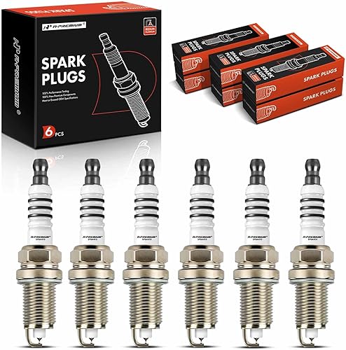 Miniatura 10 de A-Premium Bujías iridio platino (paquete de 4) compatibles con Honda CR-V, Civic, Prelude y Chevrolet Aveo, Aveo5 y Acura EL & Dodge Colt & Ford