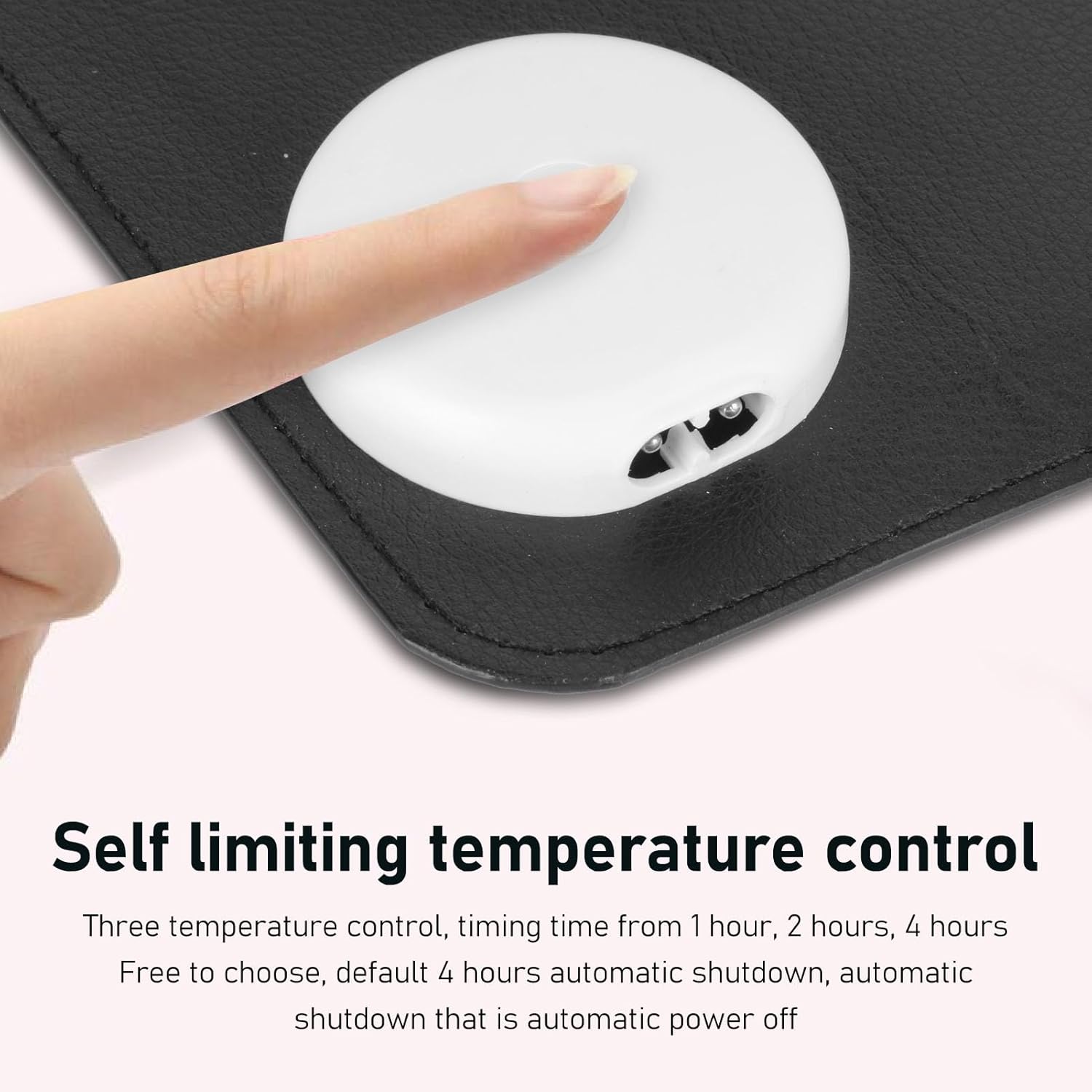 Heated Pad, 24" X 14" Warm Electric Desk Mat with 3 Temperature Controls, Warm Large Pad for Home