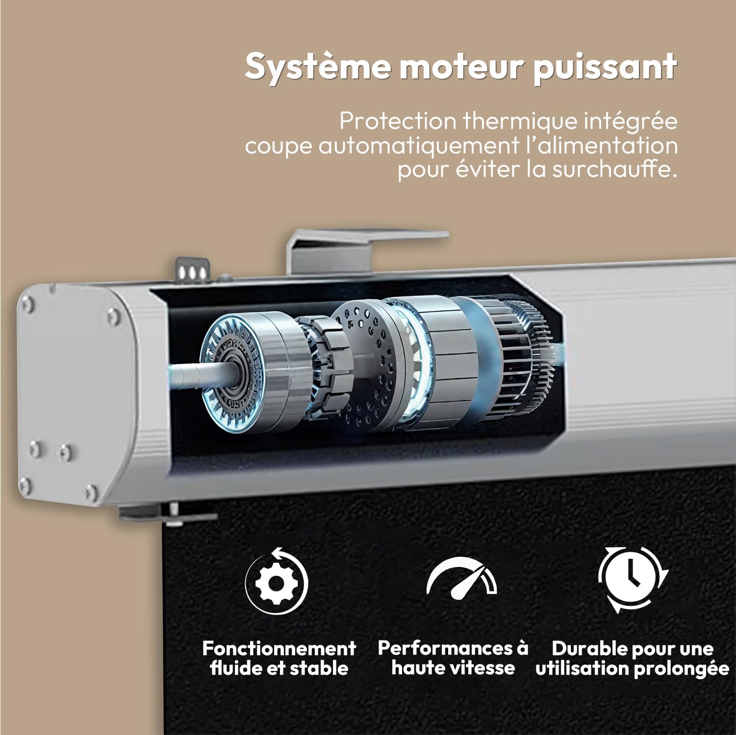 Écran Projecteur ALR CLR Motorisé Roll-Down UST 100 Pouces