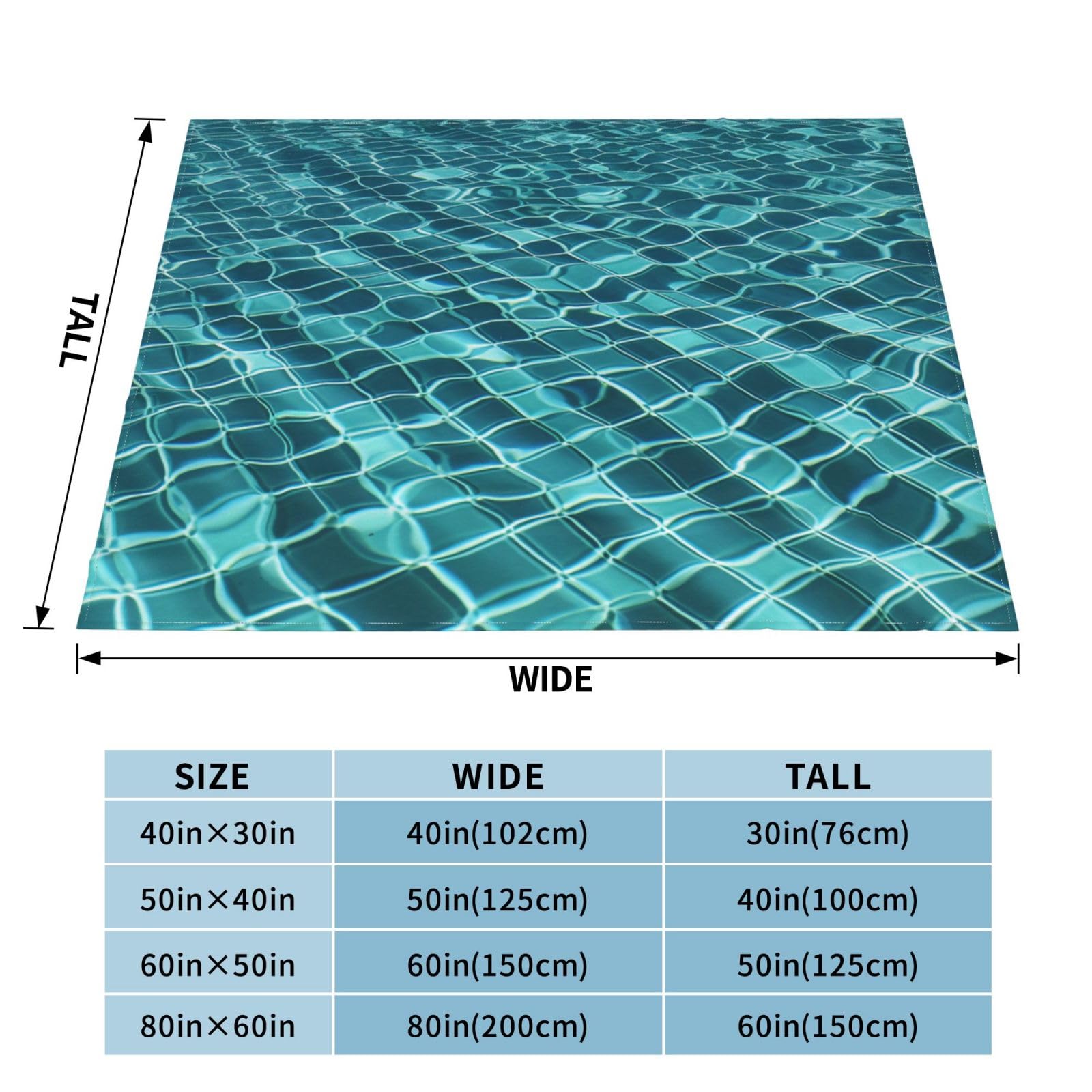 Ocean Beach Micro-Fleece-Decke – Ultraweich, 101,6x76,2 Cm, Für Sofa, Bett & Reisen, Waschbar
