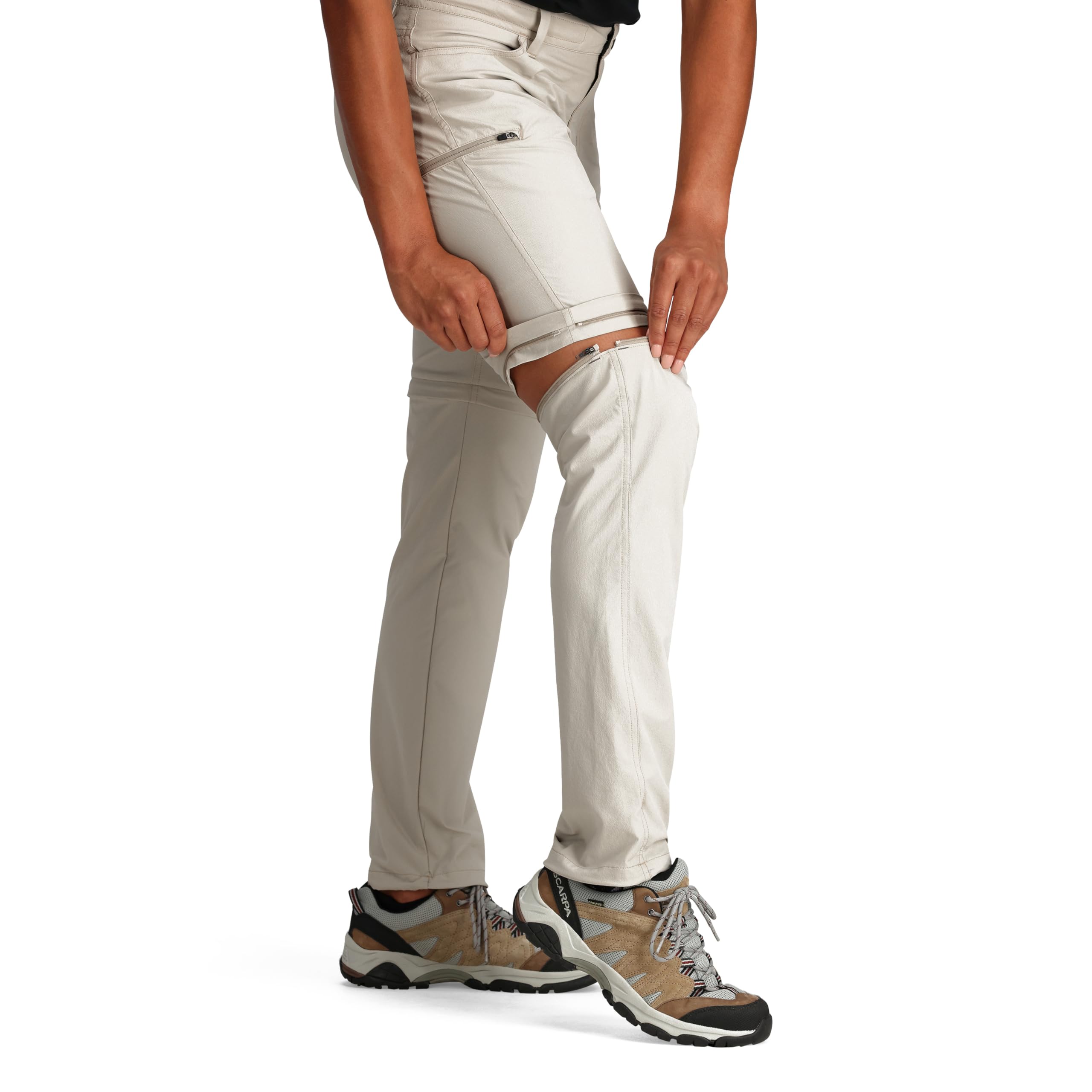 Outdoor Research Pantaloni convertibili Ferrosi Donna - Attrezzatura da Escursionismo Ar, Sabbia scura., 40