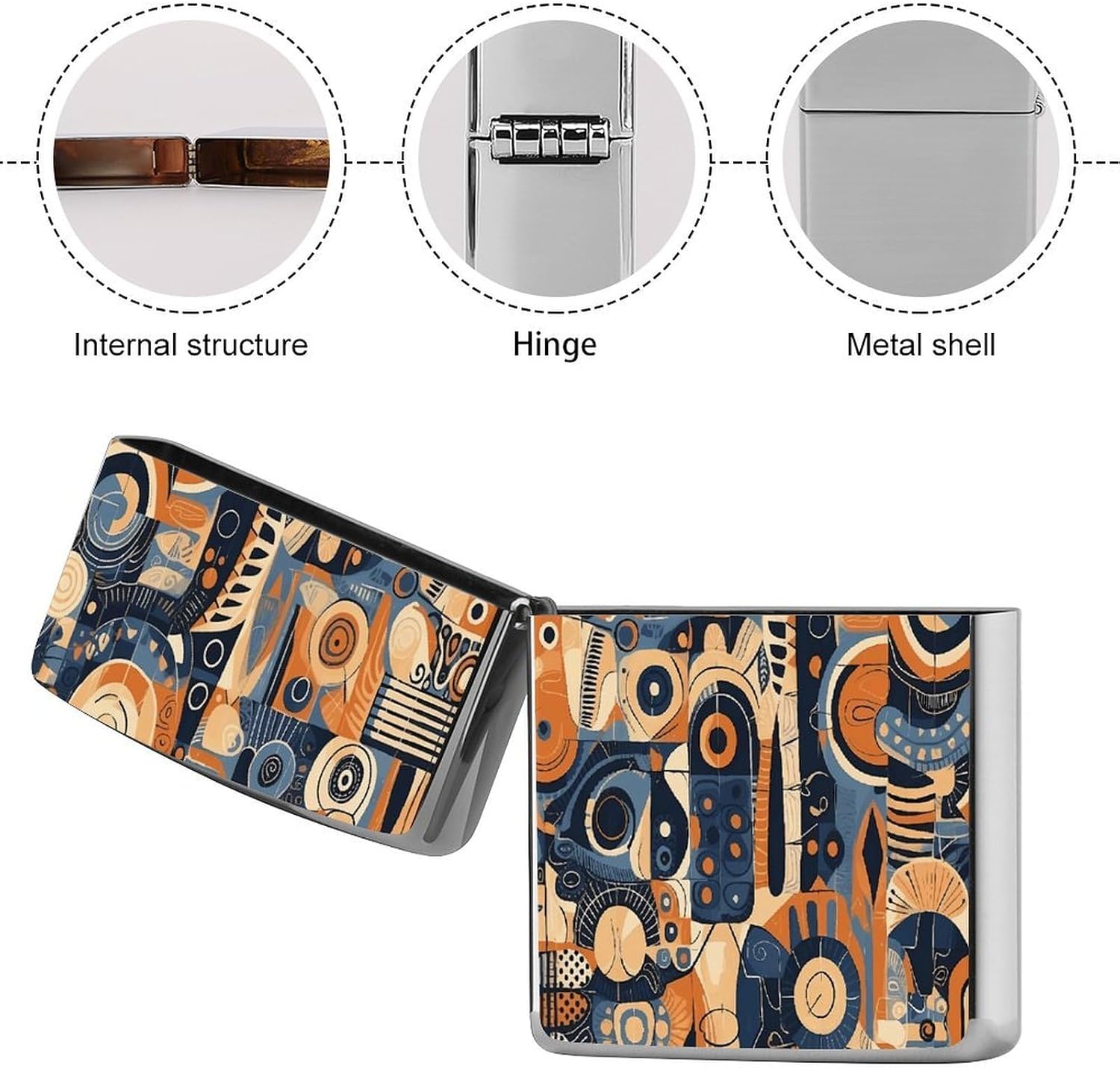 Modern Style Pattern Lighter Case Cover Holder Lighter Sleeve