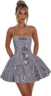 Sparkly Sequin Homecoming Dresses for Teens Short Party Prom Dress Cocktail Gowns - Buy now