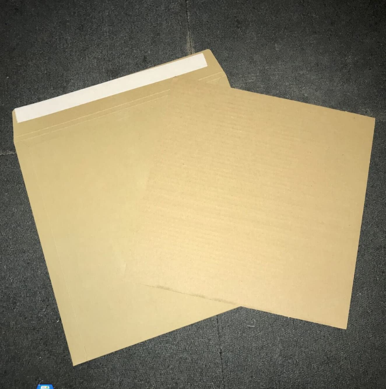 Premium 625 Micron Brown Record Mailers + Stiffener Pads, 10,25,50,100,200 (50)