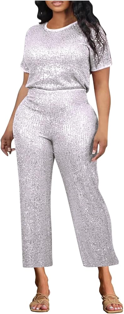 shownicer Survêtement Femme Ensembles 2 Pièces Chic Elegant Manches Longues Chemise Veste et Pantalon Décontractée Ensemble Casual Outfit A Kaki S