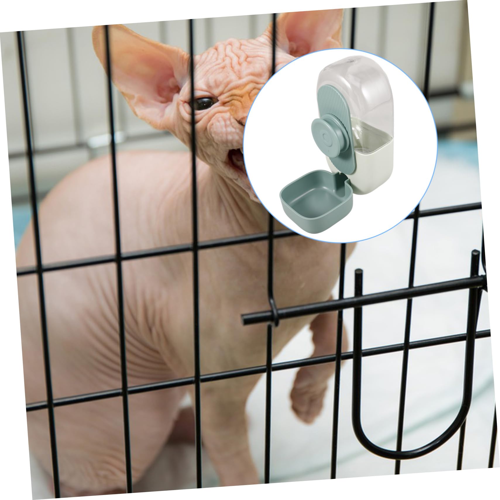 ibasenice Automatic Pet Waterer Hanging Water Bottle for Dogs Cats Pet Supply Easy Install